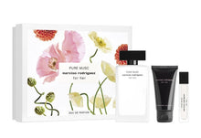 Load image into Gallery viewer, Narciso Rodriguez Pure Musc 3 Pieces Set 3.3 oz & 0.3 oz Edp Spray 1.7 oz NR Body Lotion Women