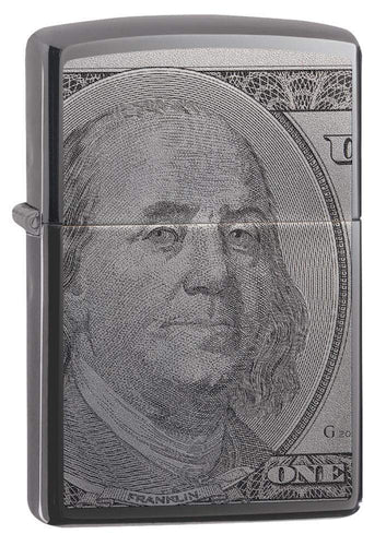 Zippo Lighter # 49025 Currency Design