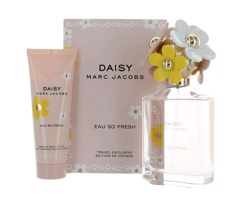 Marc Jacobs Daisy Eau So Fresh 2 Pieces Gift Set 4.2 oz Edt Spray & Body Lotion Women