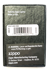 Load image into Gallery viewer, Zippo Lighter Polish Chrome Finish # 250 Flag USA