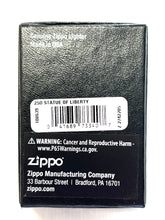 Load image into Gallery viewer, Zippo Lighter Polish Chrome Finish # 250 Statue Of Liberty USA Red Letter