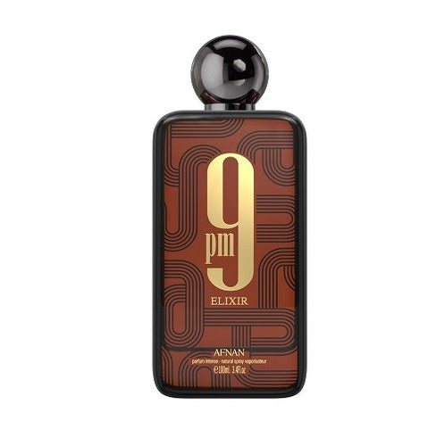 Afnan 9 PM Elixir 3.4 oz 100 ml Parfum Intense Spray Tester Men