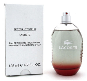 Lacoste Red In Play 4.2 oz 125 ml Eau De Toilette Spray Tester Men