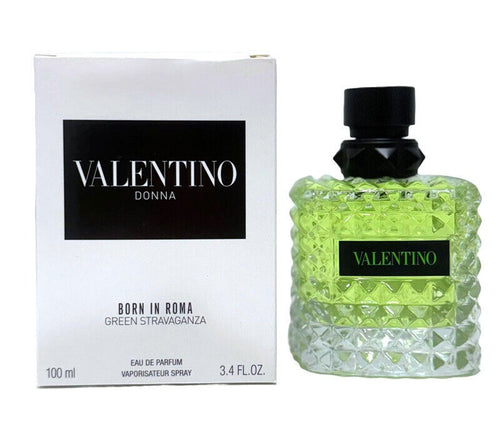 Valentino Born in Roma Green Stravaganza 3.4 oz 100 ml Eau De Parfum Spray Tester Women