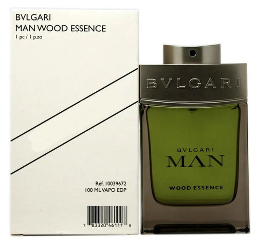 Bvlgari Man Wood Essence 3.4 oz 100 ml Eau De Parfum Spray Tester Men