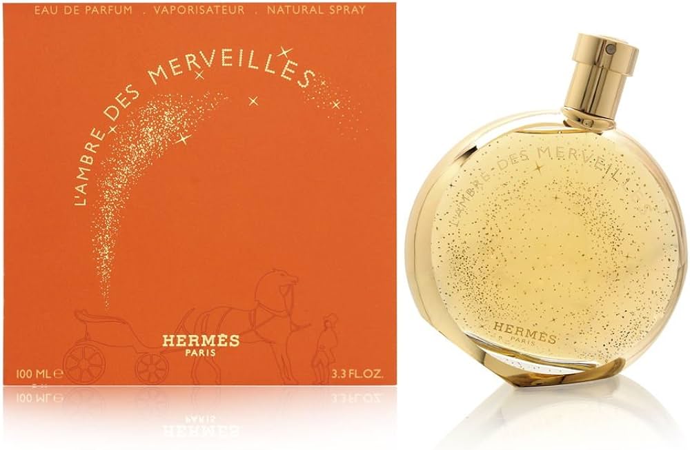 Hermes L'ambre Des Merveilles 3.3 oz 100 ml Eau De Parfum Spray Women