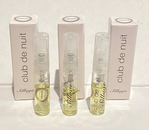 3x Armaf Club De Nuit Sillage Sample Vial Eau De Parfum Spray Men