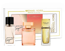 Load image into Gallery viewer, Michael Kors 3 Pieces Mini Set 0.17 oz 5 ml Gorgeous, Wonderlust &amp; Sexy Amber Women