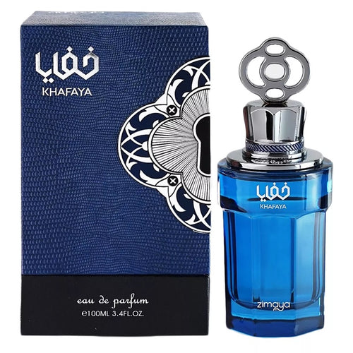 Afnan Zimaya Khafaya Blue 3.4 oz 100 ml Eau De Parfum Spray Men