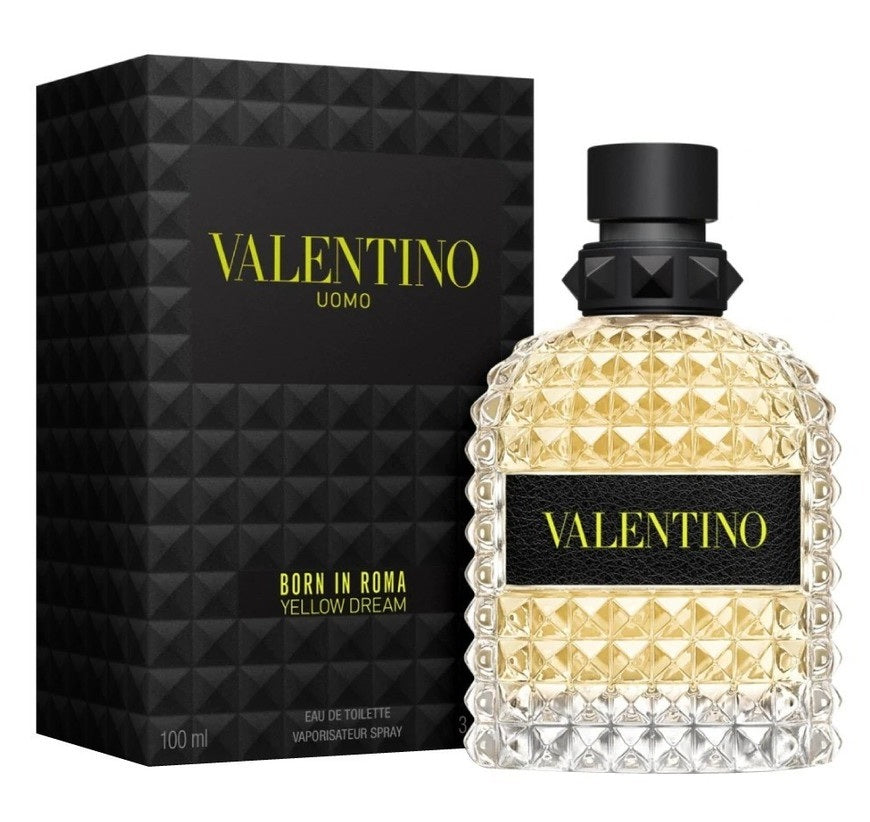 Valentino Born In Roma Yellow Dream 3.4 oz 100 ml Eau De Toilette Spray Men