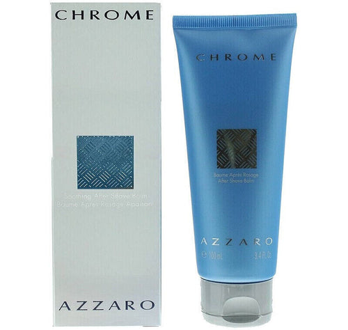 Azzaro Chrome 3.4 oz 100 ml Soothing After Shave Balm New Tube Men