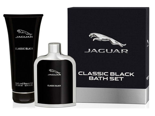 Jaguar Classic Black 2 Pieces Set 3.4 oz Edt Spray & 6.7 oz Bath & Shower Gel Men
