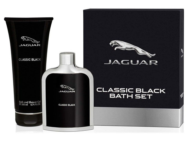 Jaguar Classic Black 2 Pieces Set 3.4 oz Edt Spray & 6.7 oz Bath & Shower Gel Men