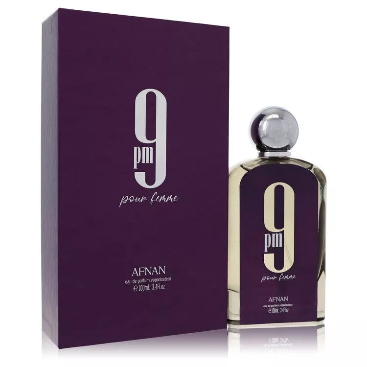 Afnan 9 Pm Pour Femme 3.4 oz 100 ml Eau De Parfum Spray Women