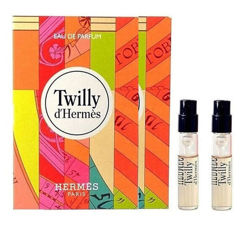 2 X Hermes Twilly D'Hermes Sample 0.06 oz 2 ml Eau De Parfum Spray Women