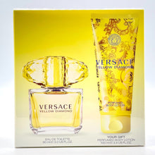 Load image into Gallery viewer, Versace Yellow Diamond 2 Pieces Set 3.0 oz Edt Spray &amp; 3.4 oz Body Lotion Women