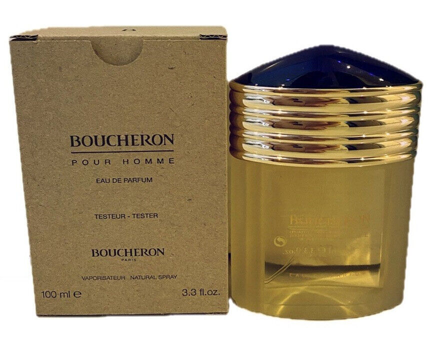 Boucheron Pour Homme 3.3 oz 100 ml Eau De Parfum Spray Tester Bottle Men