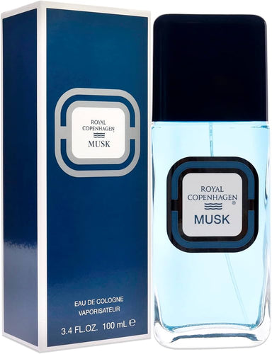 Royal Copenhagen MUSK 3.4 oz 100 ml Eau De Cologne Spray Men