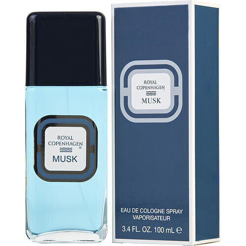Royal Copenhagen MUSK 3.4 oz 100 ml Eau De Cologne Spray Men