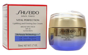 Shiseido Vital Perfection Uplifting And Firming Day Cream Sunscreen Spf 30 1.7 oz 50 ml
