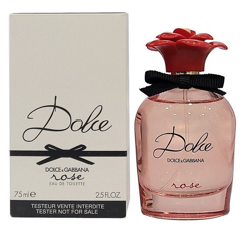 D&G Dolce & Gabbana Dolce Rose 2.5 oz 75 ml Eau De Toilette Spray Women Tester