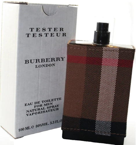 Burberry London Fabric 3.3 oz 100 ml Eau De Toilette Spray Tester Men