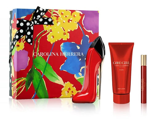 Carolina Herrera Very Good Girl 3 Pieces Set 2.7 oz & 0.24 oz Edp Spray & 3.4 oz Body Lotion Women
