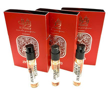 Load image into Gallery viewer, 3x Zimaya Zukhruf Cherry Sample Vial 0.09 oz 3 ml Eau De Parfum Spray Women