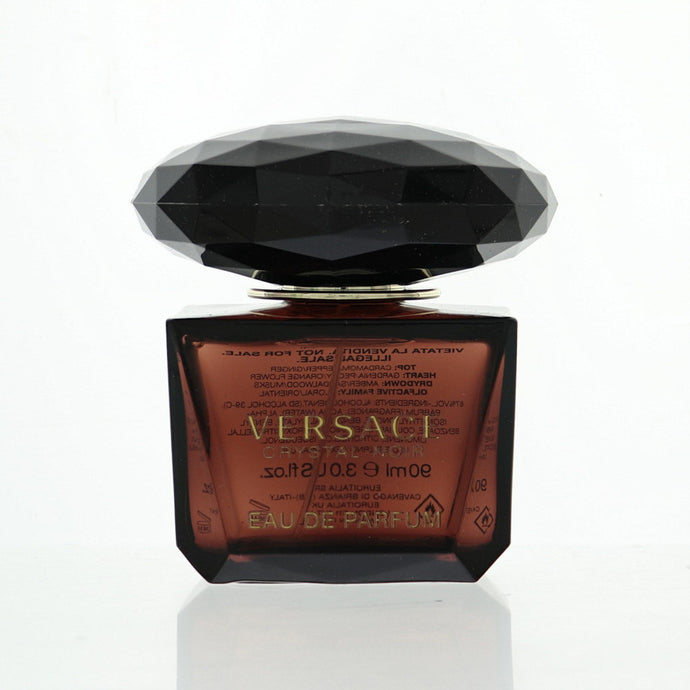Versace Crystal Noir 3.0 oz 90 ml Eau De Parfum Spray Tester Women
