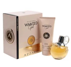 Azzaro Wanted Girl 2 Pieces Set 2.7 oz Spray & 3.4 oz Body Lotion Women