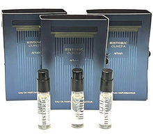 Load image into Gallery viewer, 3x Afnan Historic Olemda Sample Vial 0.09 oz 3 ml Eau De Parfum Spray Men