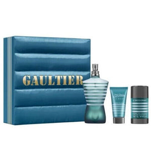 Jean Paul Gaultier 3 Pieces Set 4.2 oz Edt Spray & 1.7 oz AS Balm & 2.6 oz Dedorant Stick Men