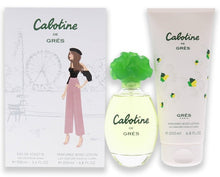 Load image into Gallery viewer, Cabotiner De Gres 2 Pieces Set 3.4 oz Eau De Toilette Spray &amp; 6.7 oz Body Lotion Women