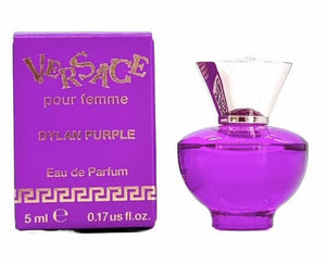 Versace Dylan Purple 0.16 oz 5 ml Eau De Toilette Dab-On Splash Mini Women