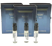 Load image into Gallery viewer, 3x Afnan Historic Olemda Sample Vial 0.09 oz 3 ml Eau De Parfum Spray Men