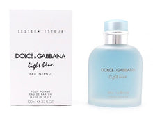 Load image into Gallery viewer, D&amp;G Dolce Gabbana Light Blue Intense 3.3 oz 100 ml Eau De Parfum Spray Men Tester