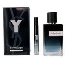 Load image into Gallery viewer, Ysl Y By Yves Saint Laurent 2 Pcs Gift Set 3.3 oz &amp; Mini 0.33 oz Eau de Parfum Spray Men