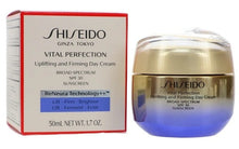 Load image into Gallery viewer, Shiseido Vital Perfection Uplifting And Firming Day Cream Sunscreen Spf 30 1.7 oz 50 ml
