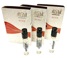 Load image into Gallery viewer, 3x Zimaya Anhaar Dune Sample Vial 0.09 oz 3 ml Eau De Parfum Spray Unisex