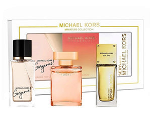 Michael Kors 3 Pieces Mini Set 0.17 oz 5 ml Gorgeous, Wonderlust & Sexy Amber Women
