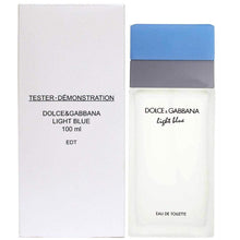 Load image into Gallery viewer, D&amp;G Light Blue Dolce Gabbana 3.3 oz 100 ml Eau De Toilette Spray Tester Women
