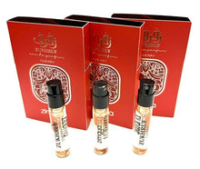 Load image into Gallery viewer, 3x Zimaya Zukhruf Cherry Sample Vial 0.09 oz 3 ml Eau De Parfum Spray Women