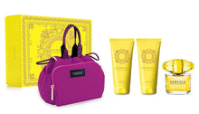 Load image into Gallery viewer, Versace Yellow Diamond 4 Pieces Gift Set 3.0 oz Edt Spray &amp; 3.4 oz BL &amp; 3.4 oz SG &amp; Bag Women