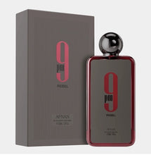 Load image into Gallery viewer, Afnan 9 PM REBEL 3.4 oz 100 ml Eau De Parfum Spray Men