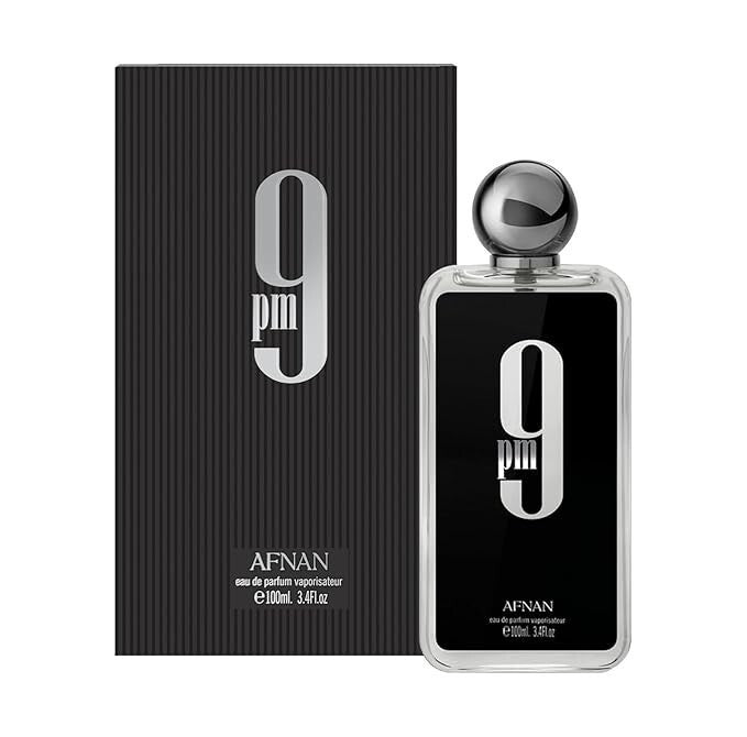 Afnan 9 PM 3.4 oz 100 ml Eau De Parfum Spray Men