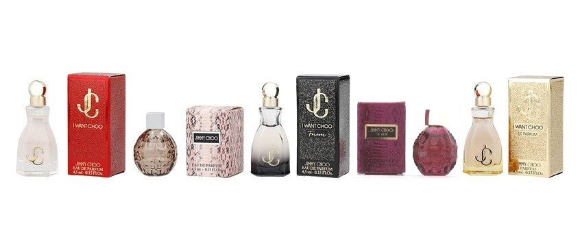 Jimmy Choo 5 Pieces Mini Set Jimmy Choo, Fever, I Want Choo, Forever, Le Parfum Women