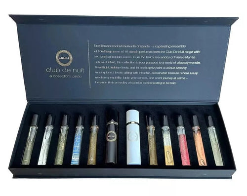 Armaf Club De Nuit 10 Pieces Mini Set 0.34 oz 10 ml Eau De Parfum Spray Unisex