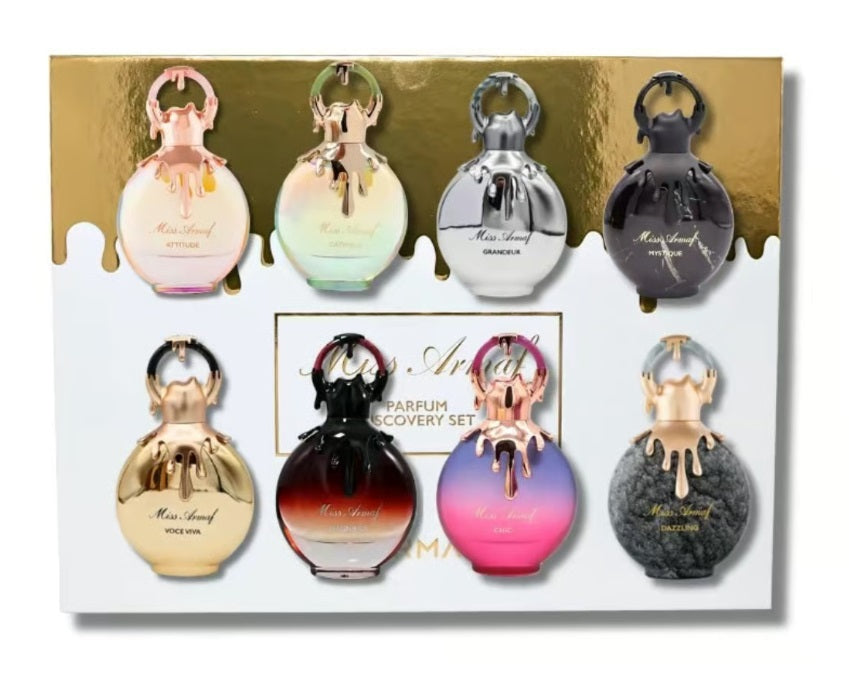 Miss Armf By Armaf 8 Pieces Mini Set 0.17 oz 5 ml Eau De Parfum Dab-On Splash Women