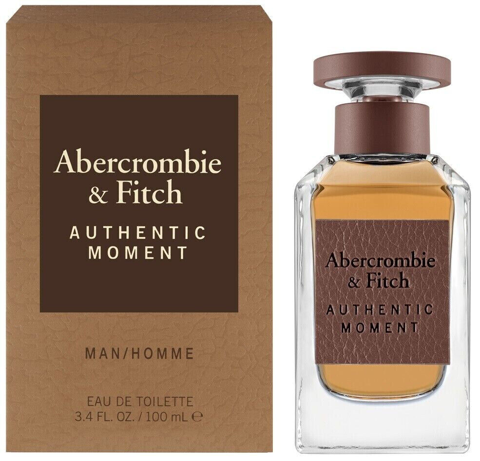 A&F Abercrombie & Fitch Authentic Moment 3.4 oz 100 ml Eau De Toilette Men
