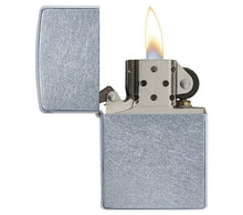 Load image into Gallery viewer, Zippo Lighter # 80514 Stainless Street Chrome - Eagle And Flags
